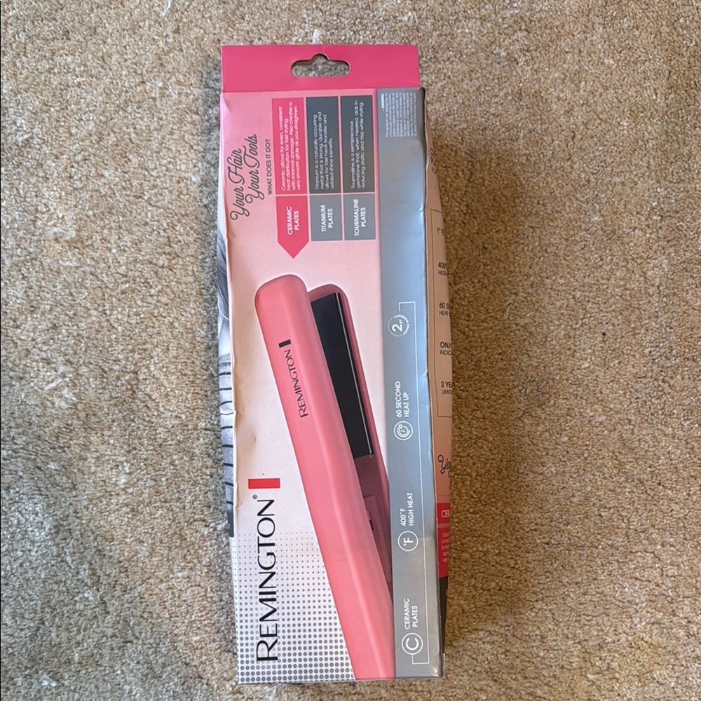 Remington Pink Hair Straightener